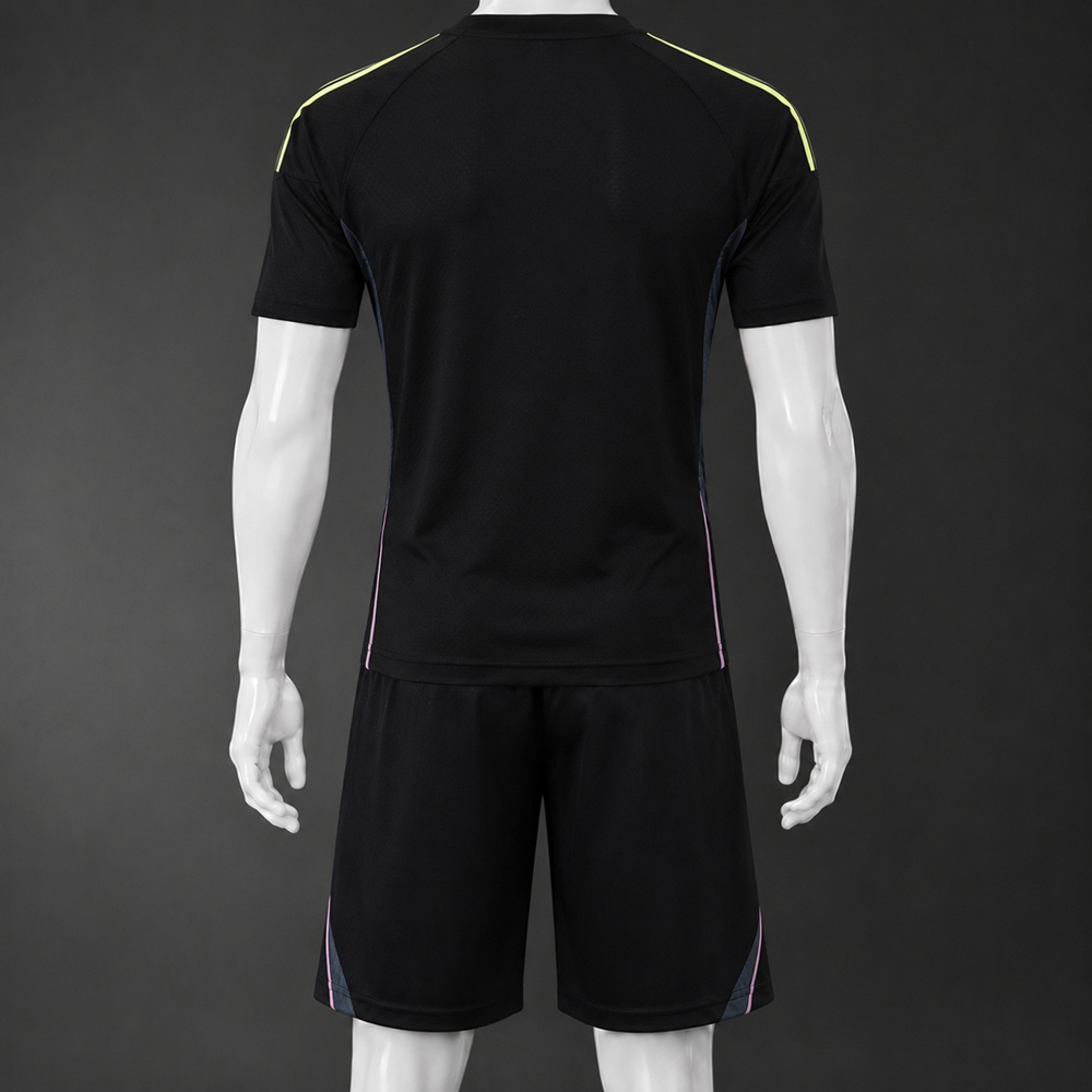 Juventus 25/26 Black Light Green Short Sleeve Short Set Foto 2