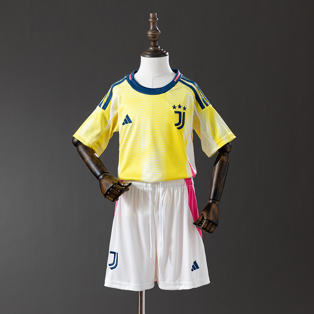 Juventus 24/25 Away Full Kids Kit Jersey