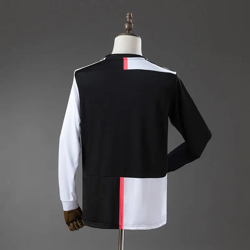 Juventus 19/20 Home Long Sleeve Retro Jersey Foto 2