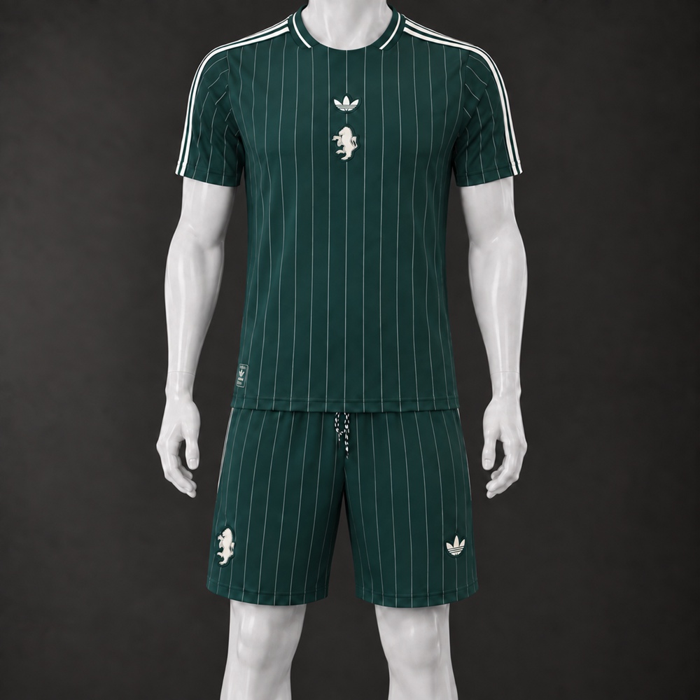 Juventus 26/27 Green White Short-Sleeve Shorts Set