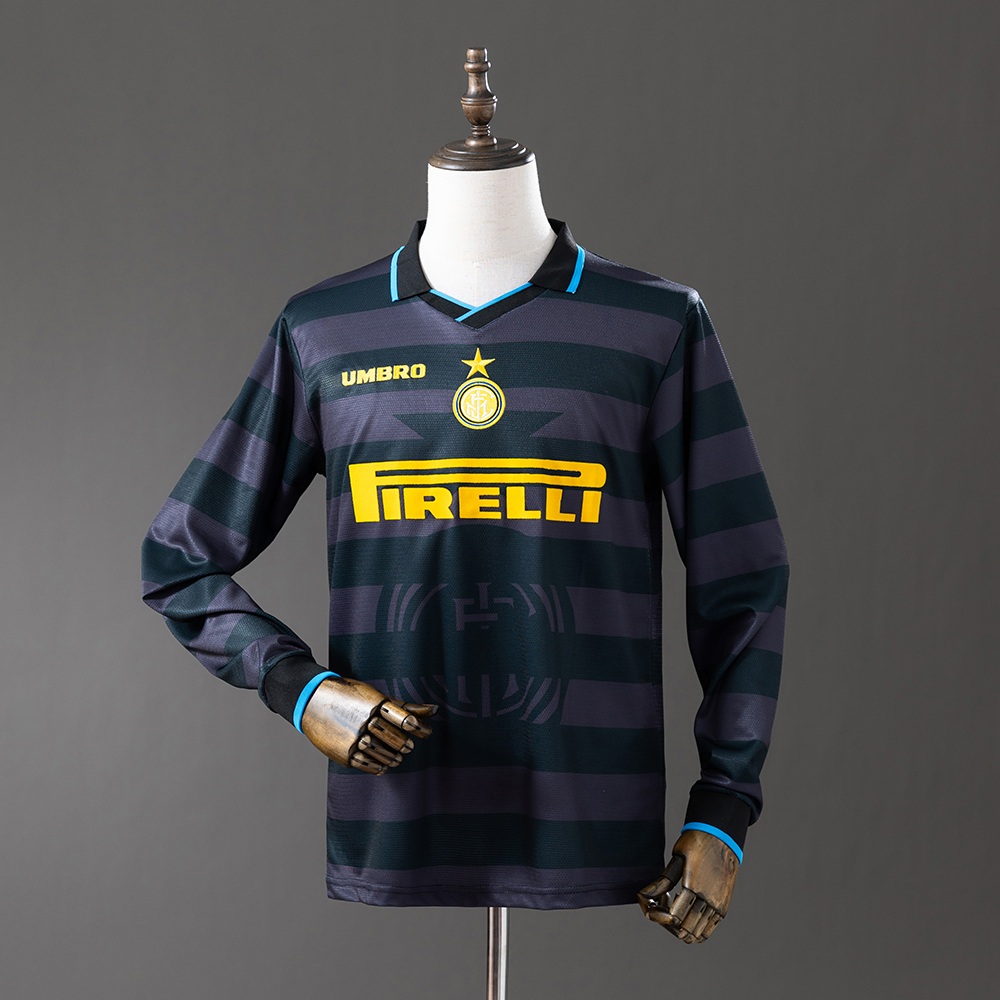 Inter Milan 97/98 Third Away Long Sleeve Retro Jersey