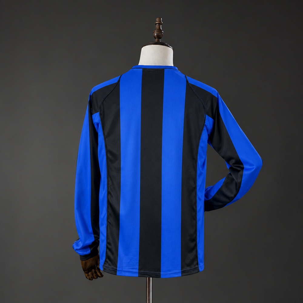 Inter Milan 04/05 Home Long Sleeves Retro Jersey Foto 2