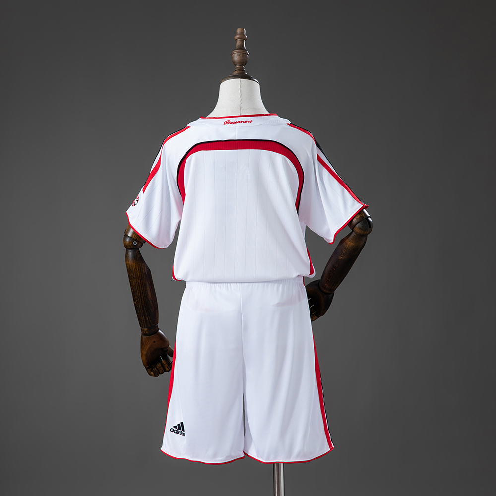 AC Milan 06/07 Away Retro Kids Kit Jersey Foto 2