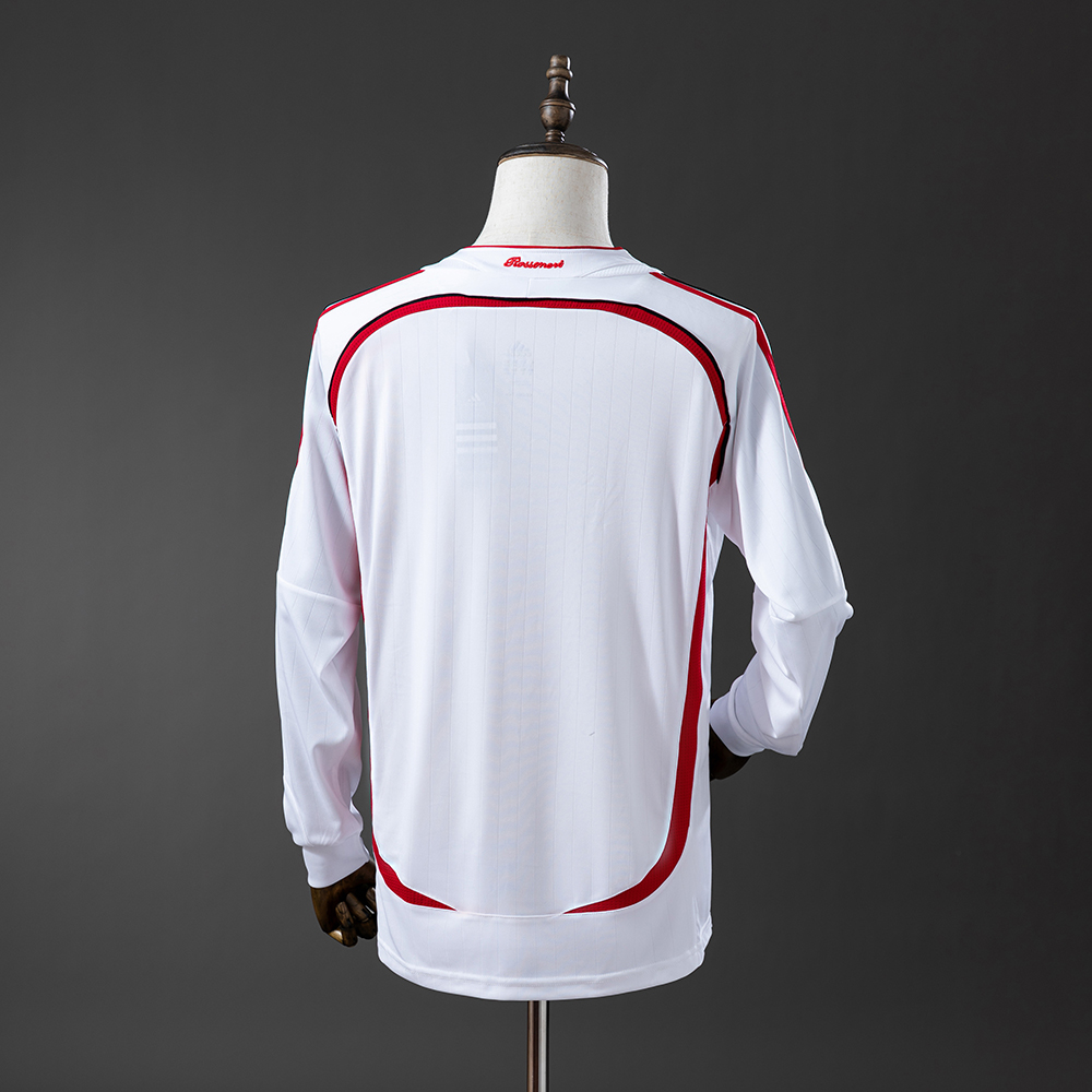 AC Milan 06/07 Away Long Sleeve Retro Jersey Foto 2