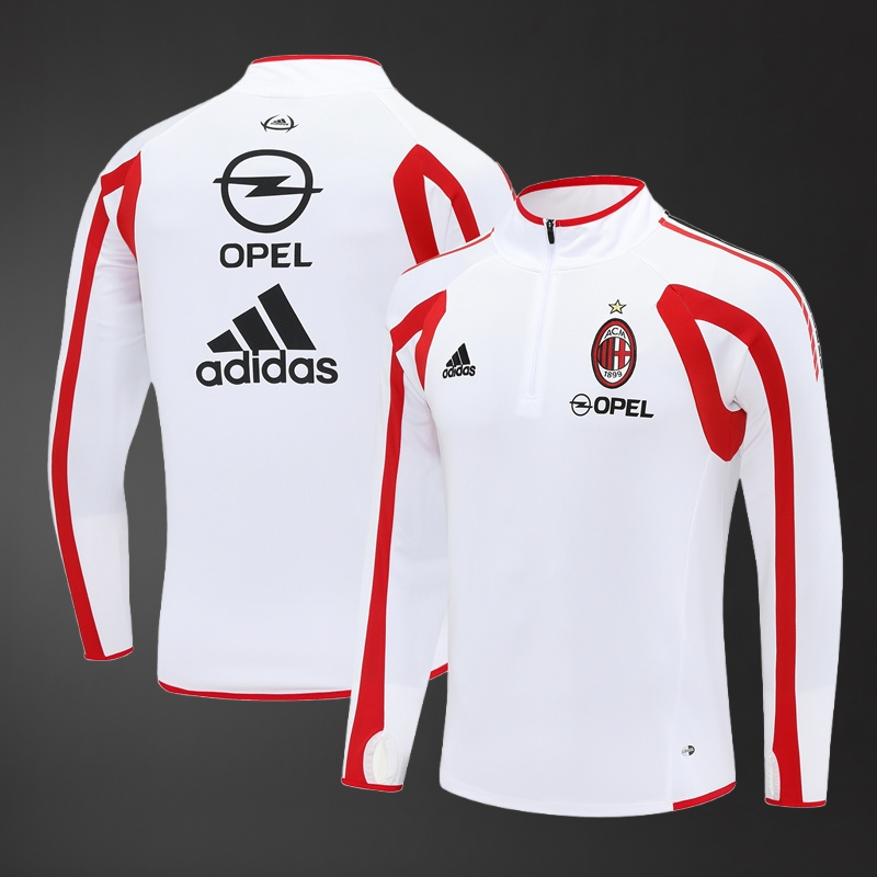 AC Milan 05/06 Adult Retro White Training Tracksuits