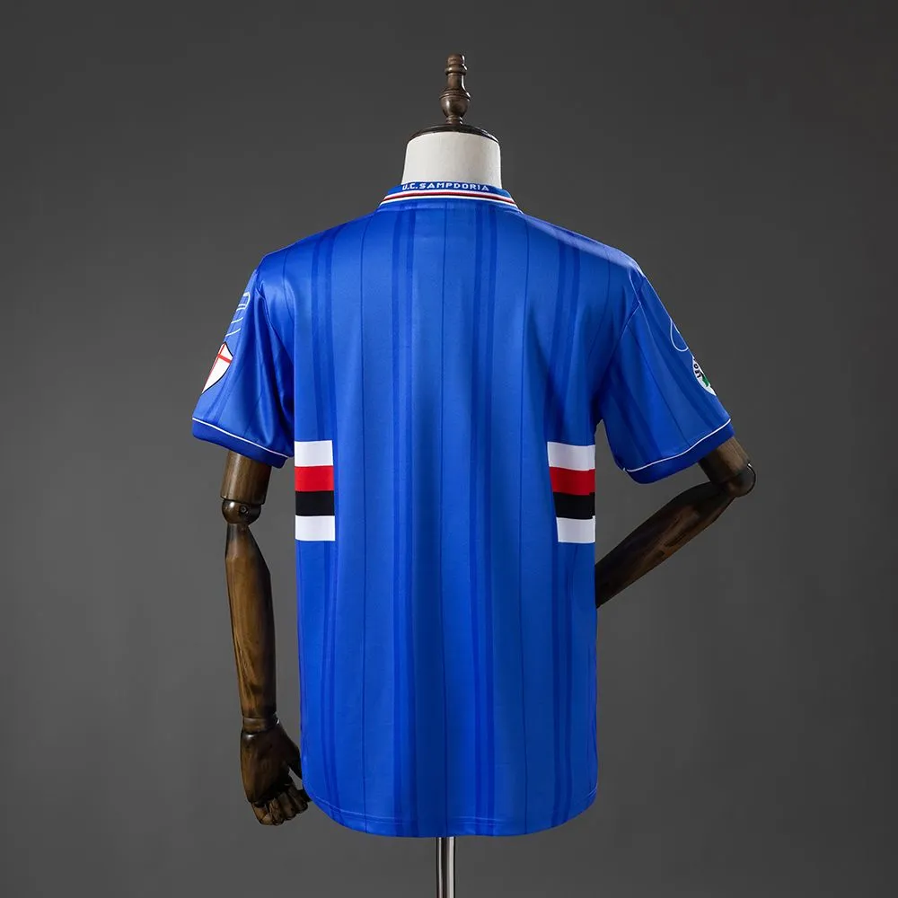 Sampdoria 00/01 Home Retro Jersey Foto 2