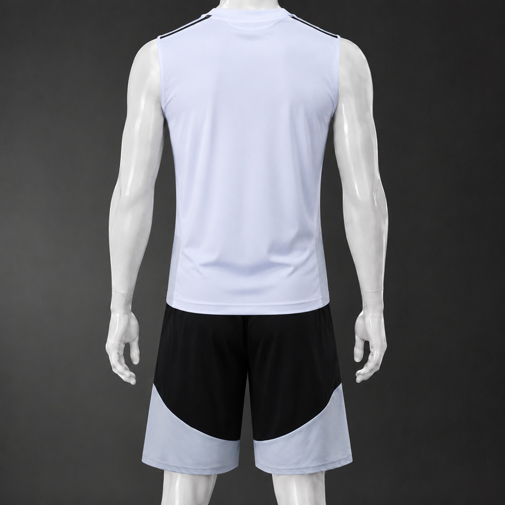 Real Madrid 26/27 White Black Training Vest kit Foto 2