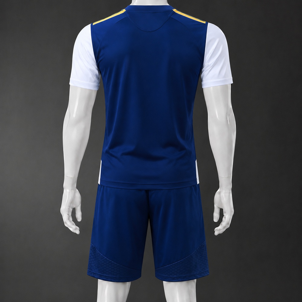 Real Madrid 26/27 Navy Yellow Short Sleeve Short Set Foto 2
