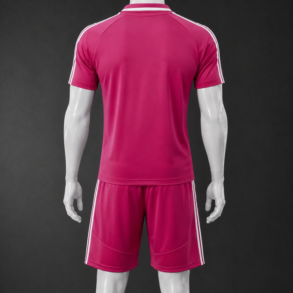 Real Madrid 26/27 Magenta White Polo Short Sleeve Short Set Foto 2