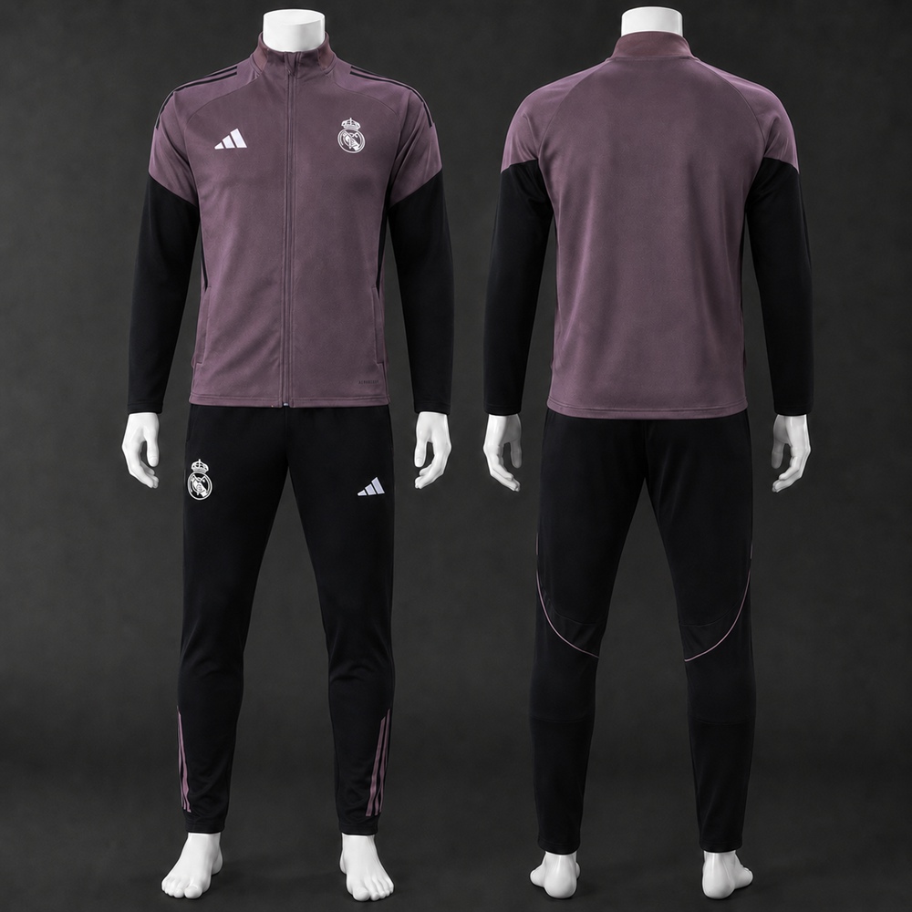 Real Madrid 26/27 Purple & Black Jacket Kit