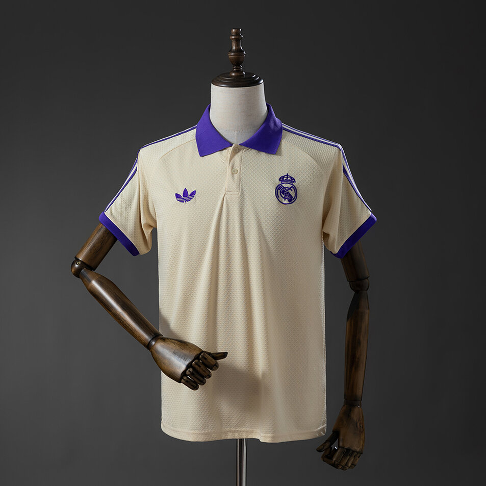 Real Madrid 25/26 POLO Apricot