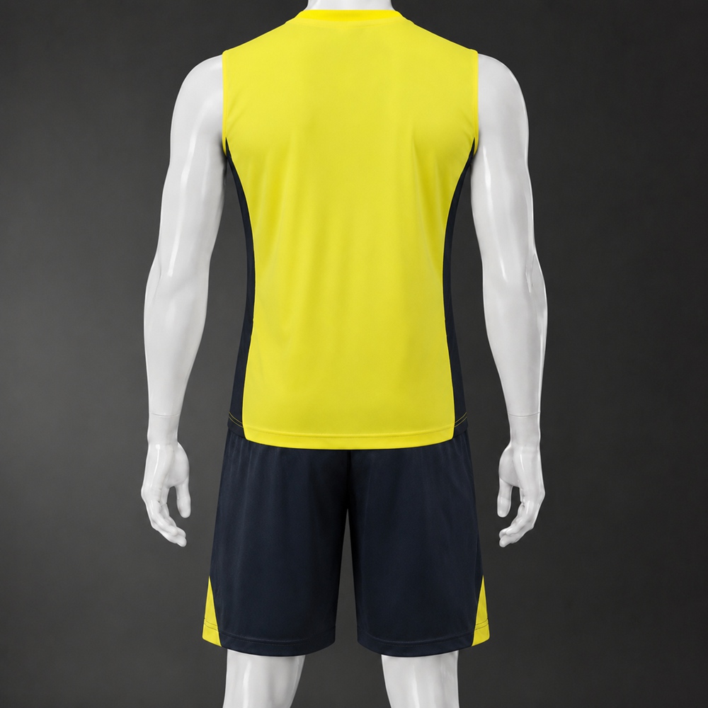 Real Madrid 25/26 Yellow Black Training Vest kit Foto 2