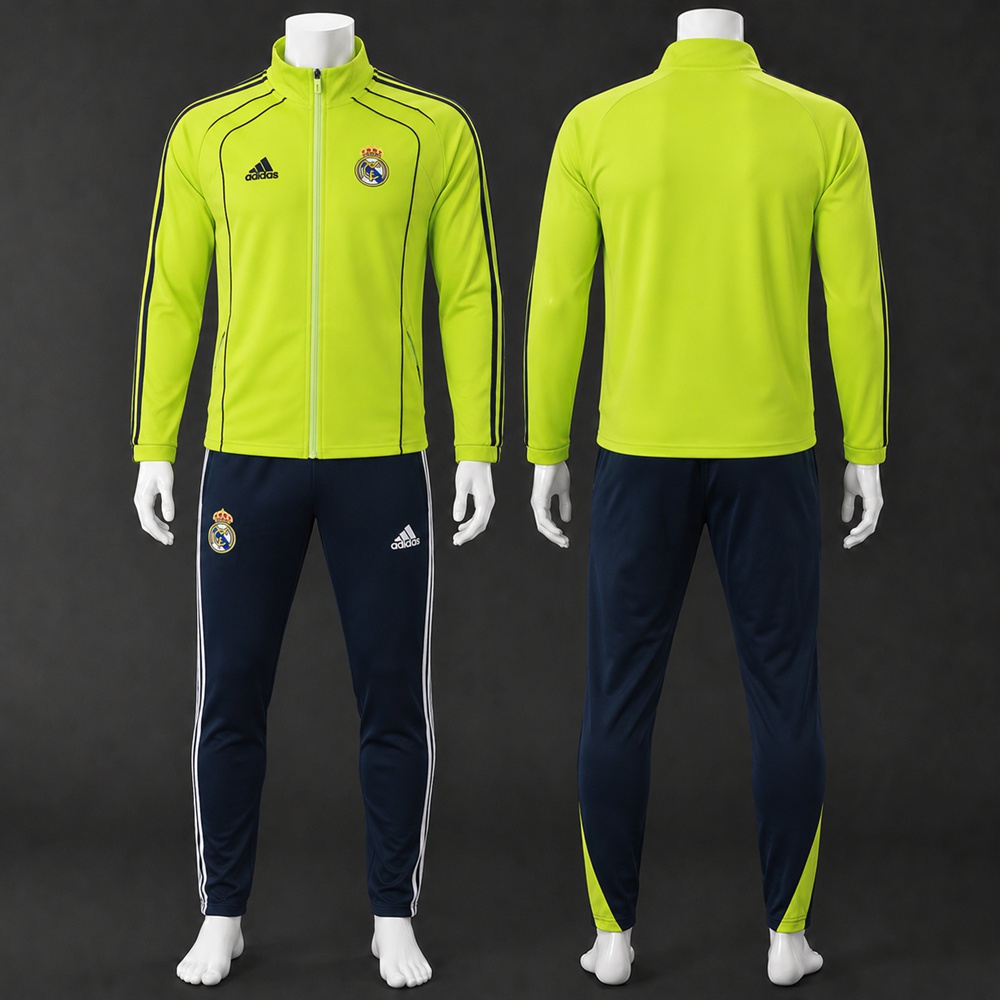 Real Madrid 25/26 Fluorescent Green Jacket Kit