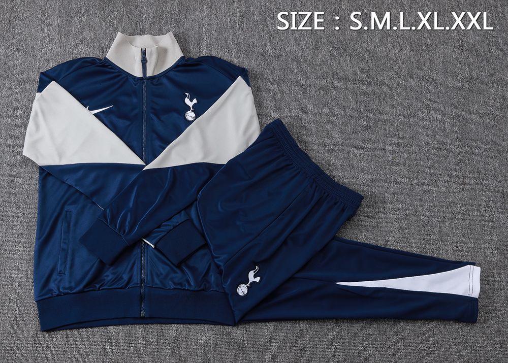 Tottenham 25/26 Navy Grey Soccer Jacket Kit Set Foto 2