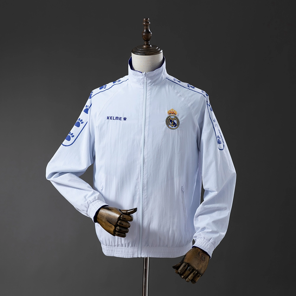 Real Madrid Retro Reversible Anthem Jacket Windbreaker