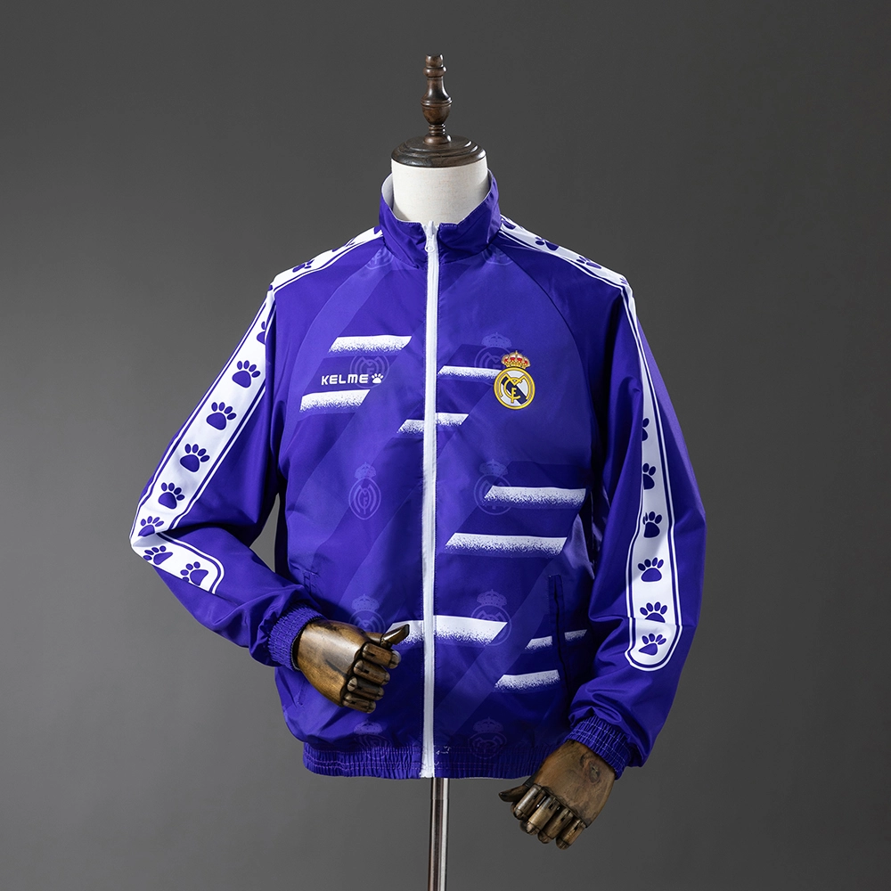 Real Madrid Retro Reversible Anthem Jacket Windbreaker Foto 2