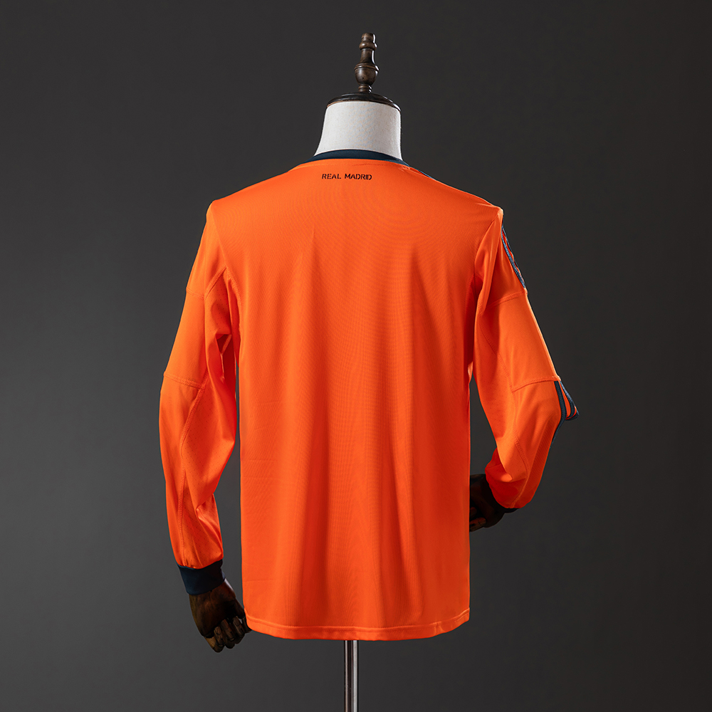 Real Madrid 13/14 Second Away Long Sleeve Retro Jersey Foto 2