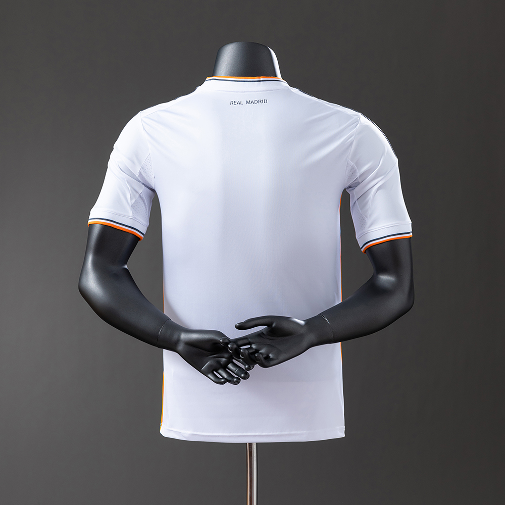 Real Madrid 13/14 Home Player Version Retro Jersey Foto 2