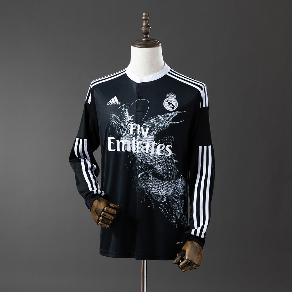Real Madrid 14/15 Second Away Long Sleeve Retro Jersey