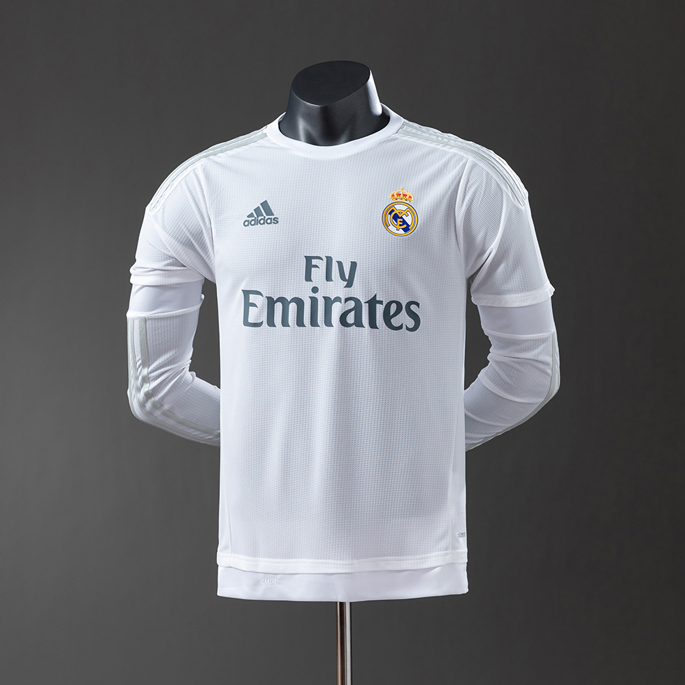Real Madrid 15/16 Home Long Sleeve Player Version Retro Jersey