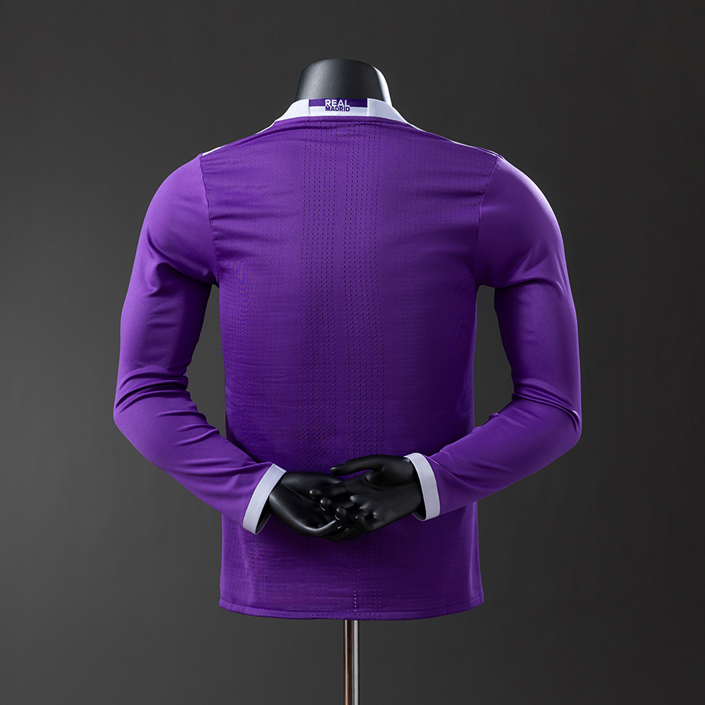 Real Madrid 16/17 Away Long Sleeve Player Version Retro Jersey Foto 2