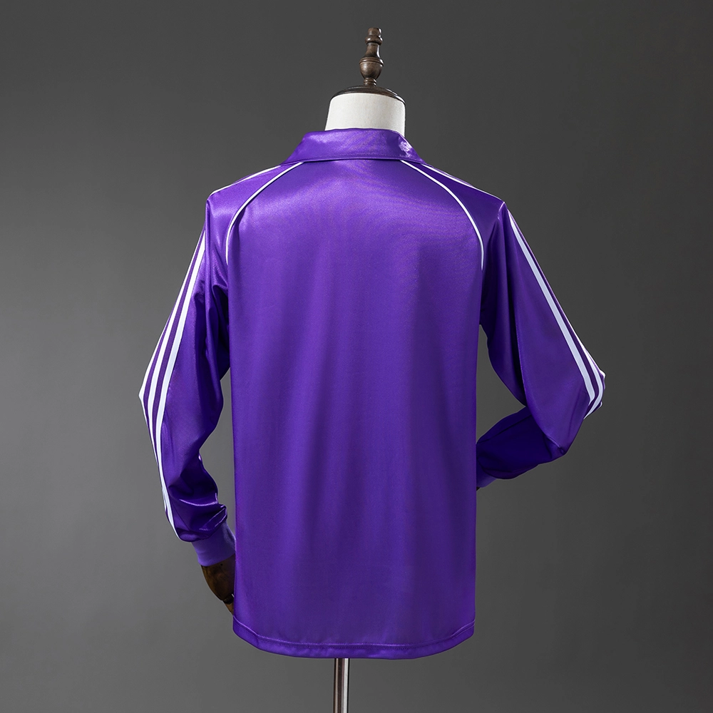Real Madrid 84/85 Away Long Sleeve Retro Jersey Foto 2