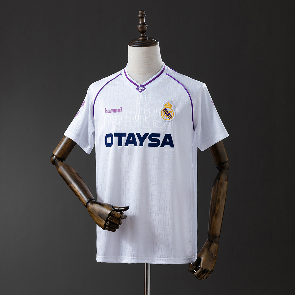 Real Madrid 90/92 Home Retro Jersey