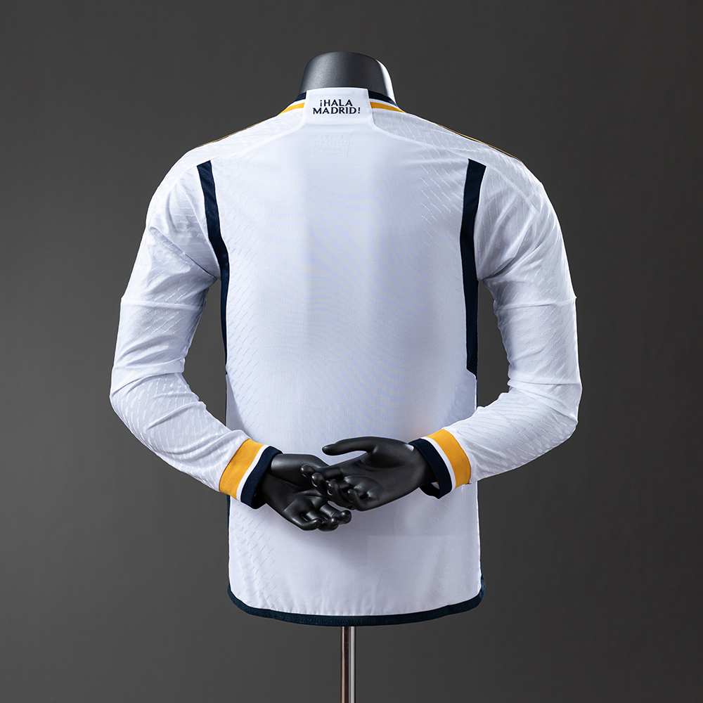 Real Madrid 23/24 Home Long Sleeve Player Version Jersey Foto 2