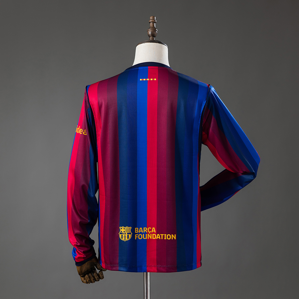 Barcelona 26/27 Home Long Sleeved Jersey Foto 2
