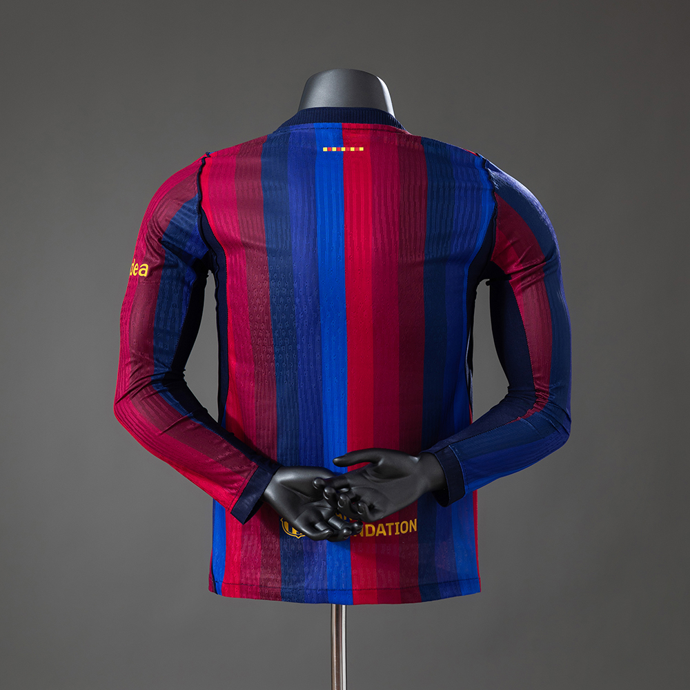 Barcelona 26/27 Home Player Version Long Sleeve Jersey Foto 2