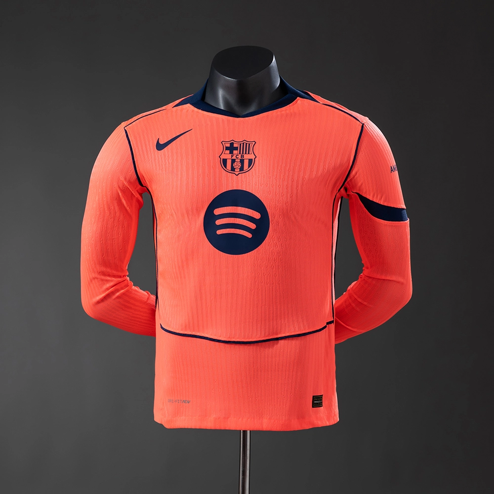 Barcelona 25/26 Player Version Third Long Sleeve Jersey