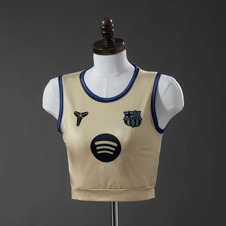 Barcelona 25/26 Women's Crop Tank Top Away Jersey