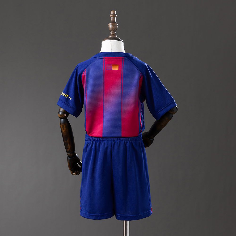 Barcelona 25/26 Home Full kids kit Jersey Foto 2