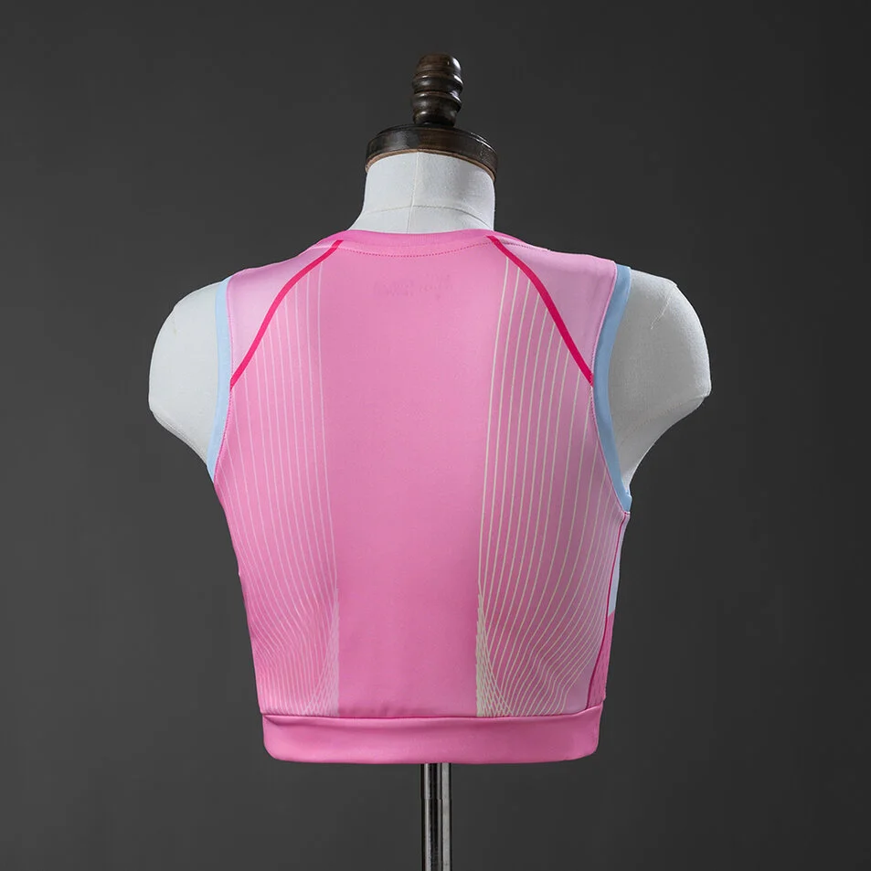 Barcelona 25/26 Women's Crop Tank Top Jersey Pink Foto 2