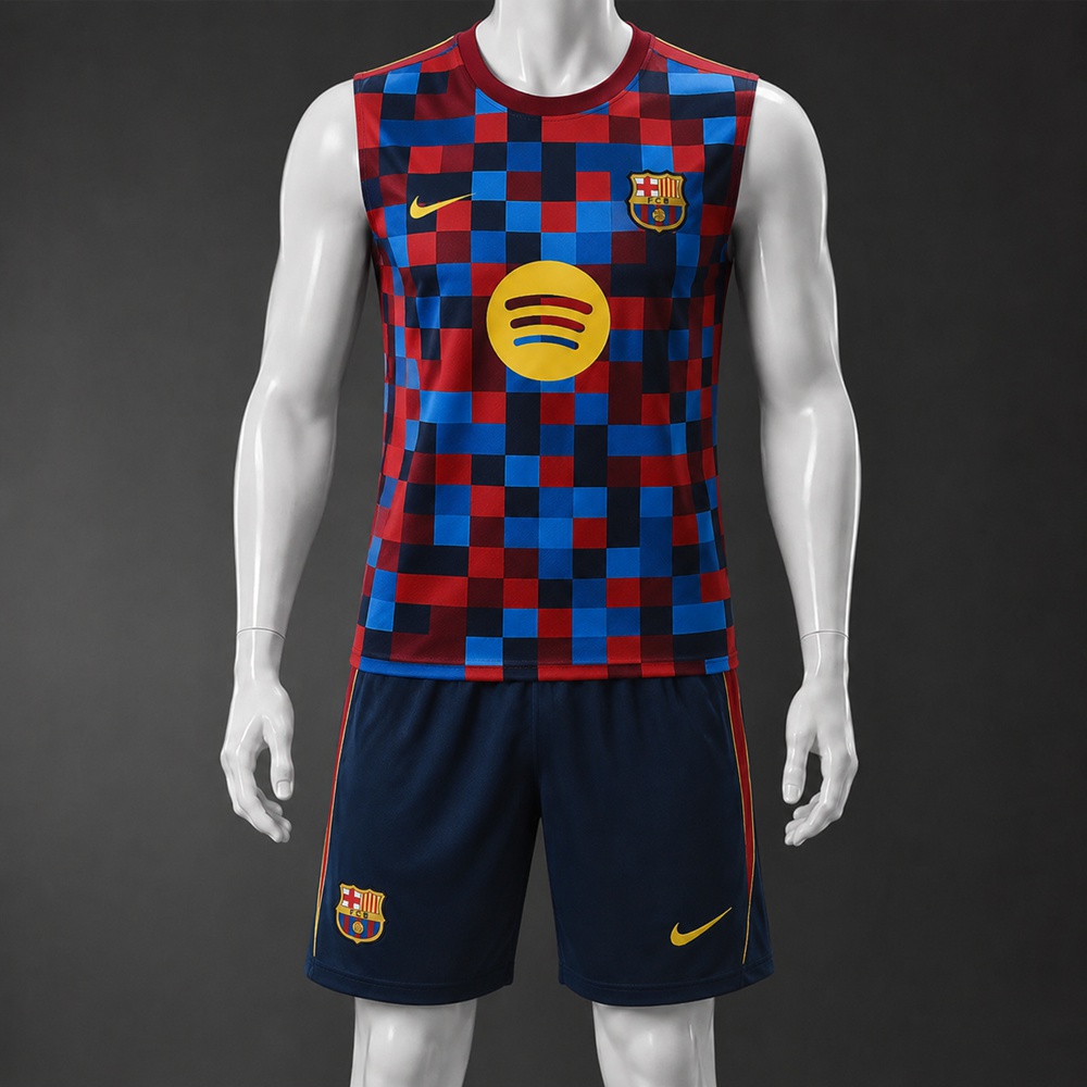 Barcelona 26/27 Blue Red Training Vest kit