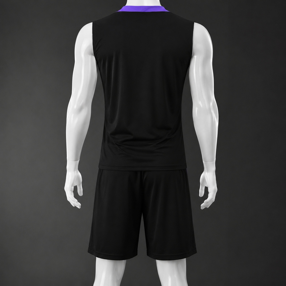 Barcelona 25/26 Black Purple Training Vest kit Foto 2