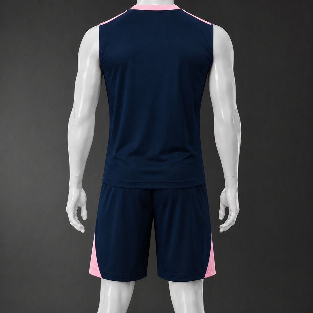 Barcelona 25/26 Navy Pink Gradient Training Vest kit Foto 2