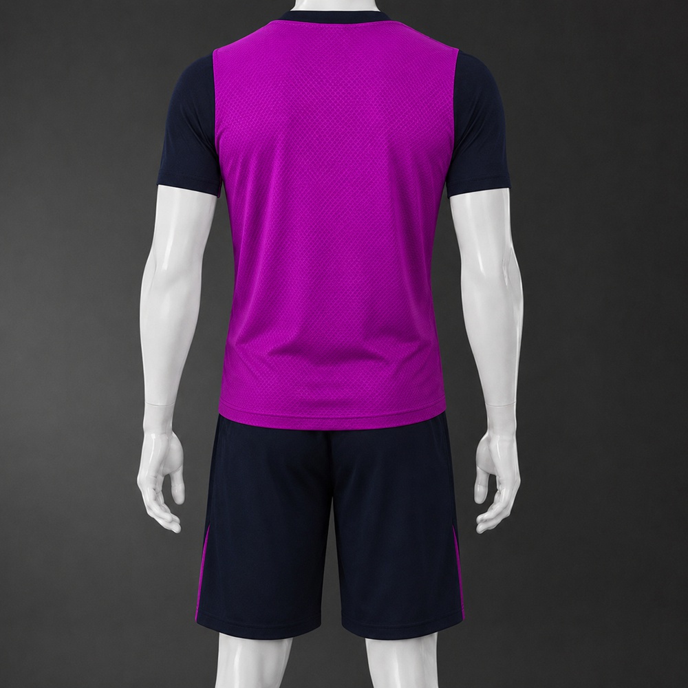 Barcelona 25/26 Purple Navy Short Sleeve Short Set Foto 2