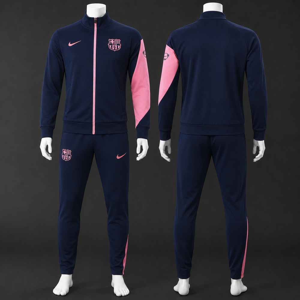 Barcelona 25/26 Navy Pink Jacket Kit