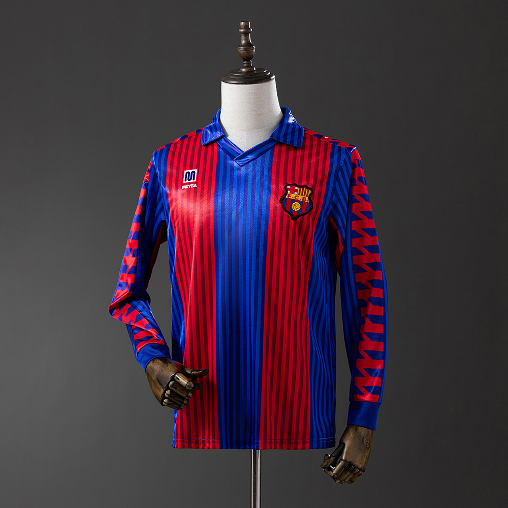 Barcelona 1992 Home Long Sleeve Retro Jersey