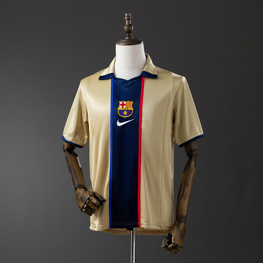 Barcelona 01/02 Away Retro Jersey