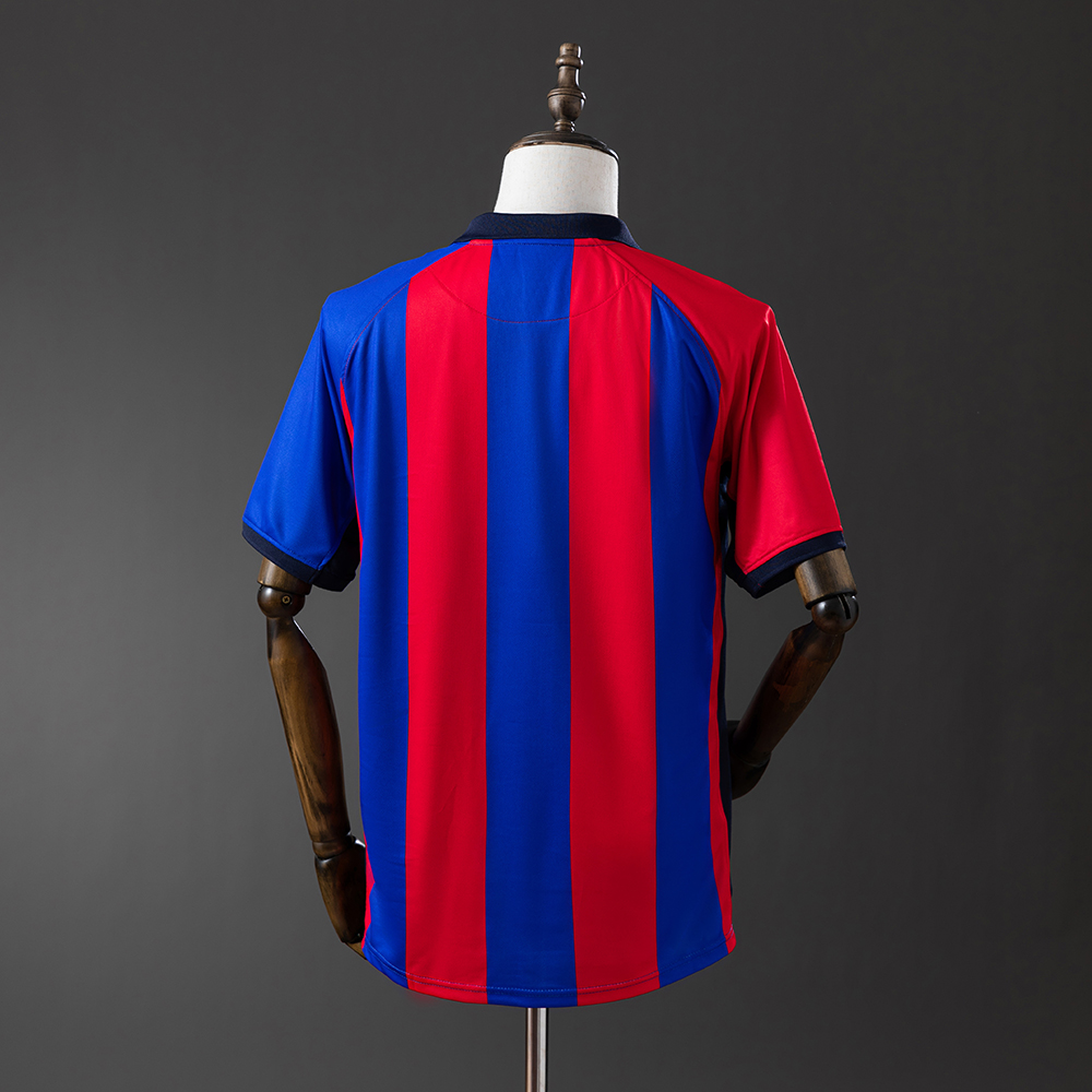 Barcelona 01/02 Home Retro Jersey Foto 2
