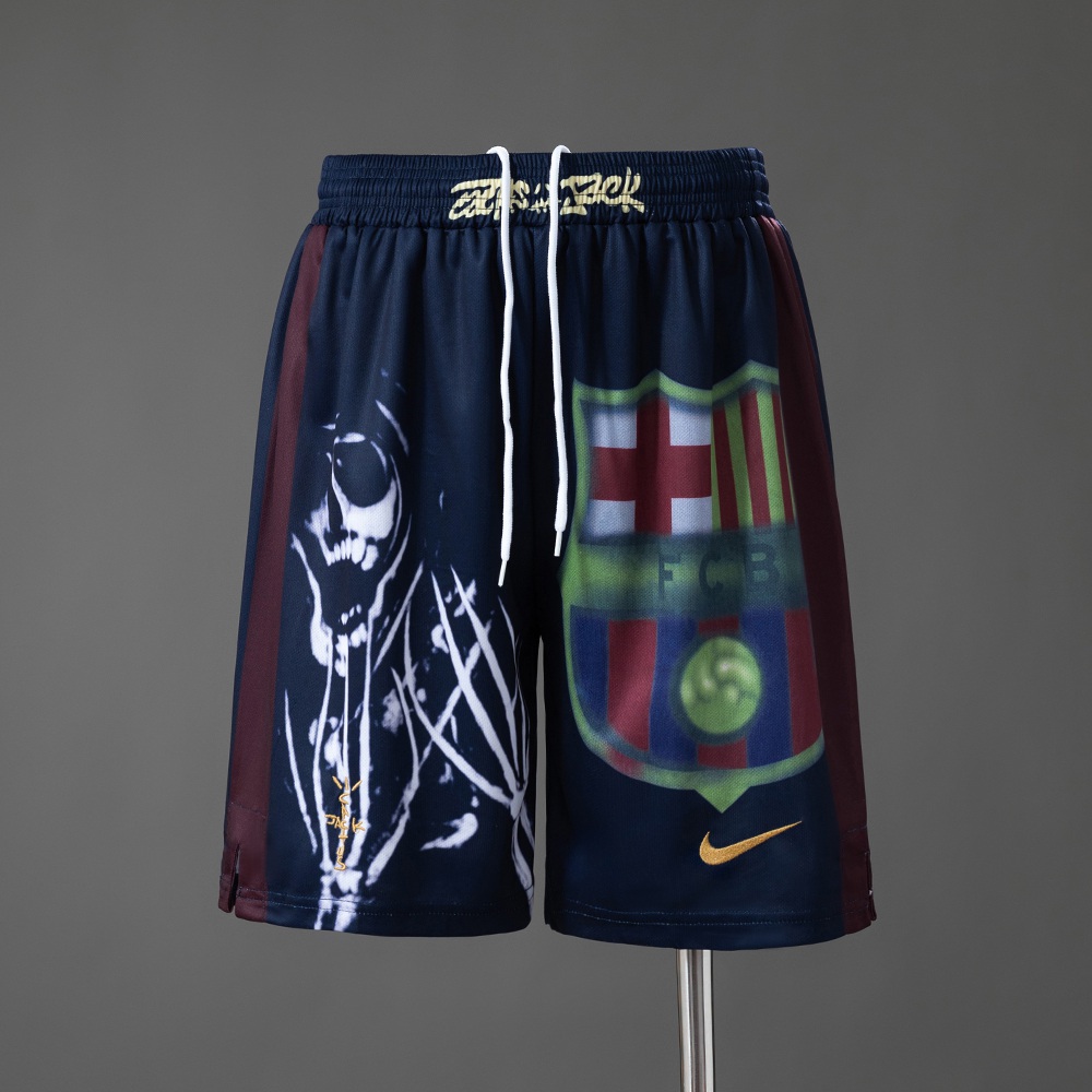 Barcelona 00/01 Home Retro Skeleton Shorts