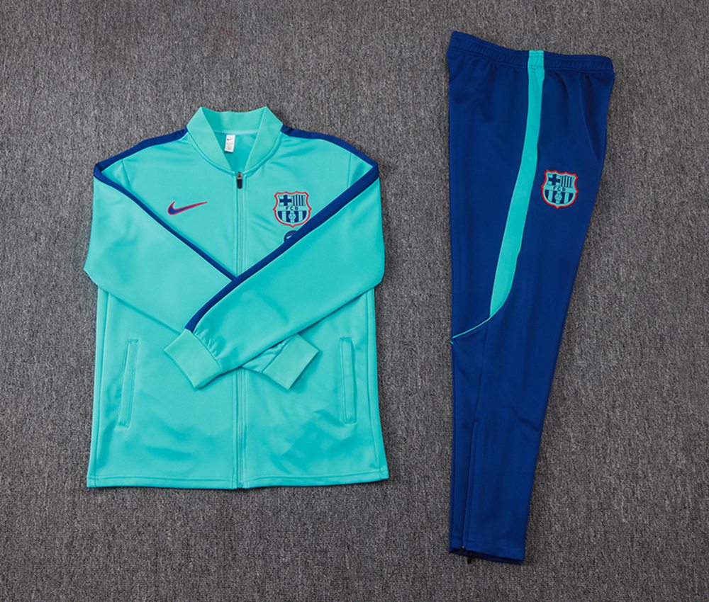 Barcelona 26/27 Turquoise Navy Blue Jacket Kit Foto 2