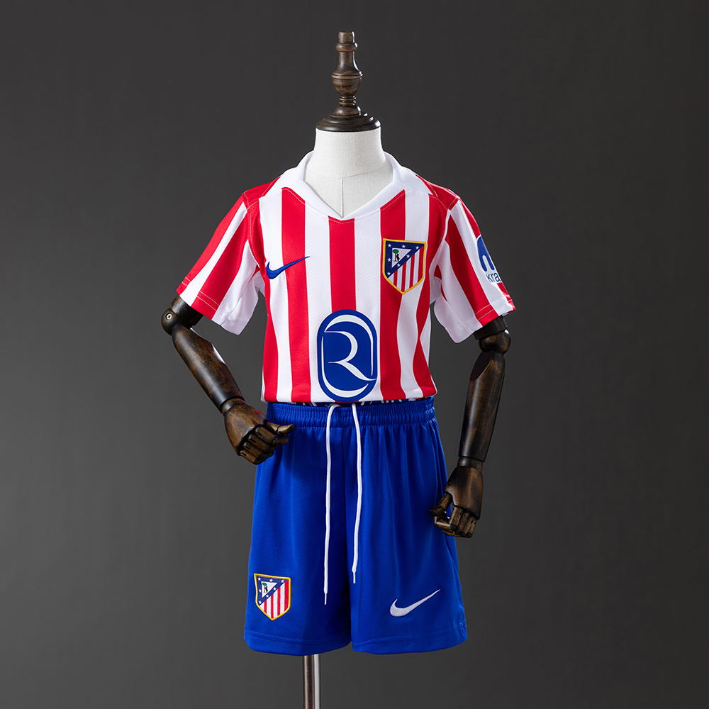 Atletico Madrid 25/26 Home Full kids kit Jersey