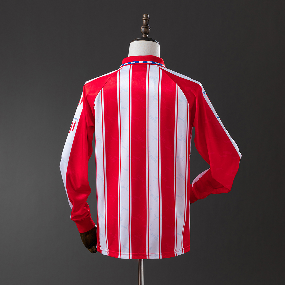 Atletico Madrid 94/95 Home Long Sleeve Retro Jersey Foto 2