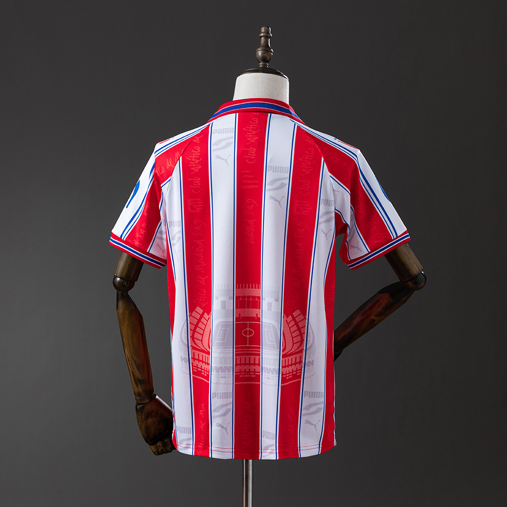 Atletico Madrid 96/97 Home Retro Jersey Foto 2