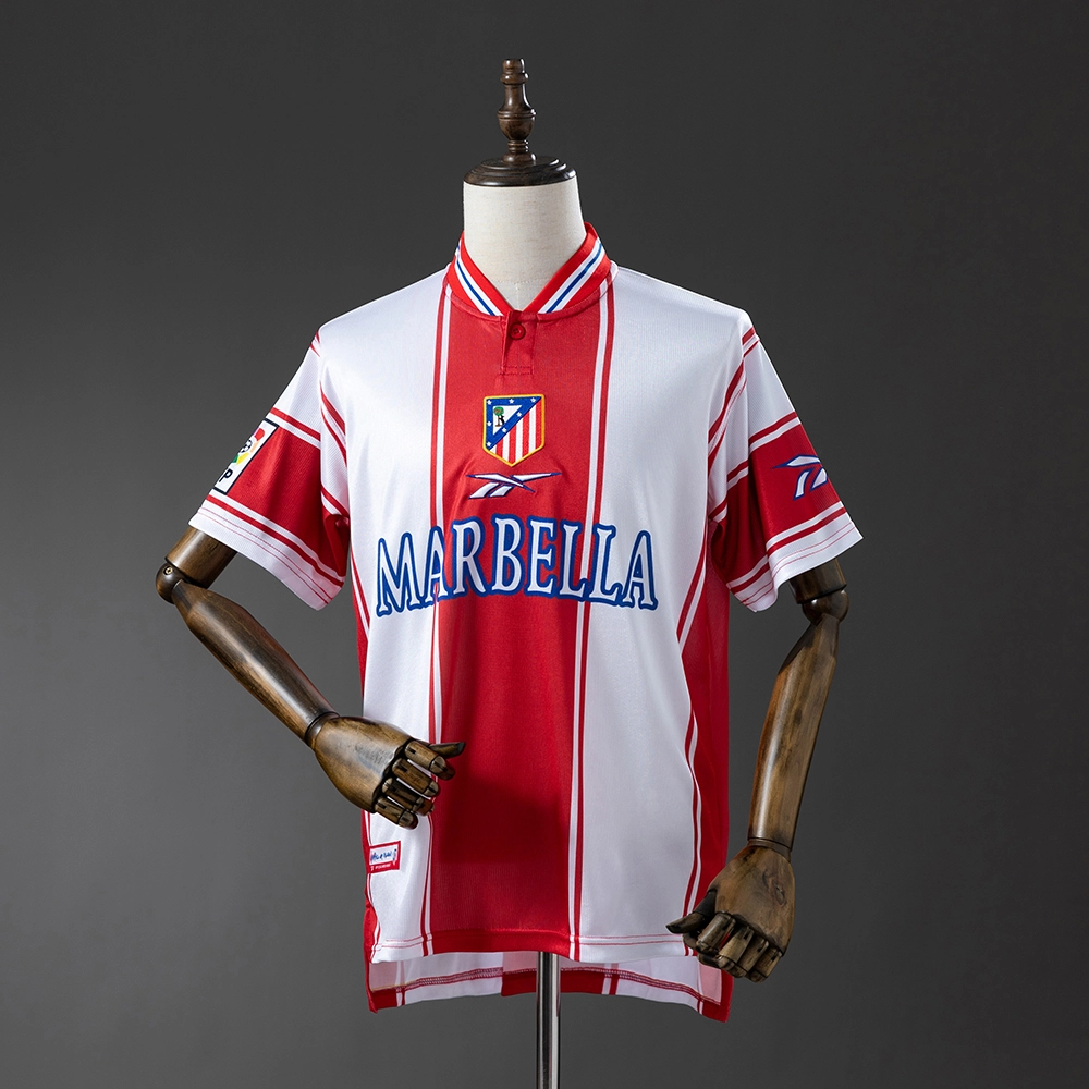 99/00 Atletico Madrid Home Retro Jersey