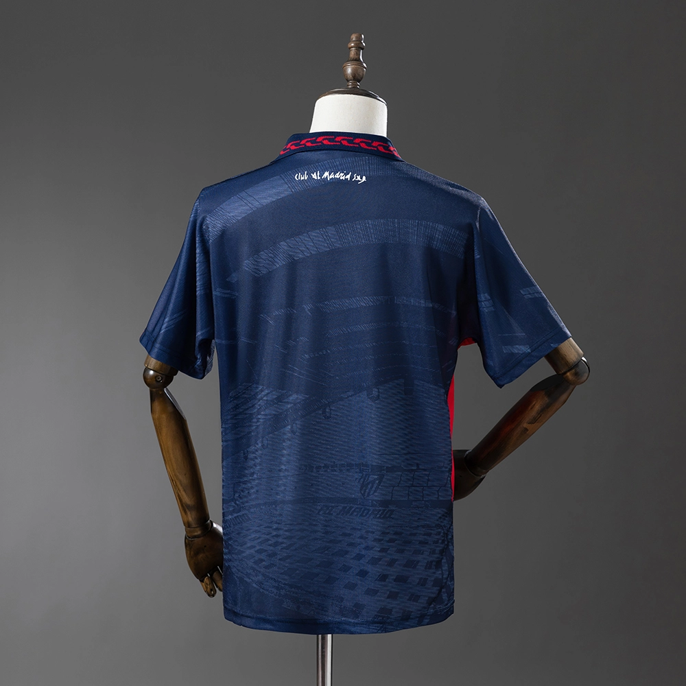 1991 Atletico Madrid Home Retro Jersey Foto 2