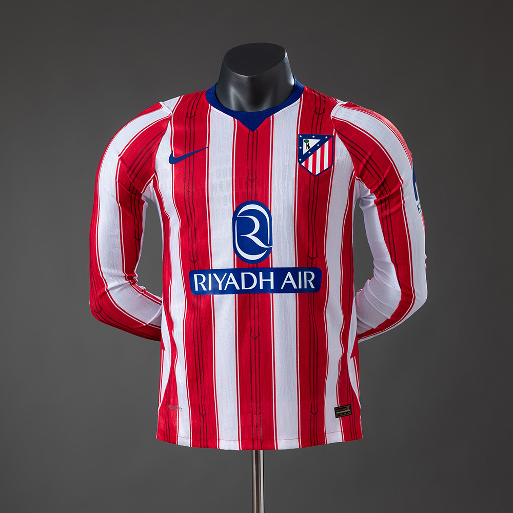 Atletico Madrid 26/27 Home Match Player Version Long Sleeve Jersey